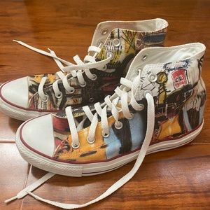Custom Jean-Michel Basquiat Converse (Chuck Taylor All-Stars)